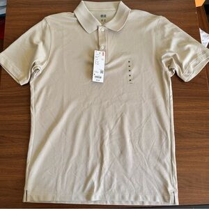 Uniqlo BRAND NEW AIRism Cotton Pique Polo Shirt  Size Medium